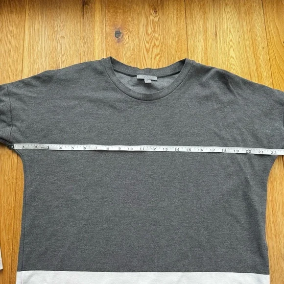 COS LONG SLEEVES COLORBLOCK HEAVYWEIGHT TEE - M - Picture 8 of 10